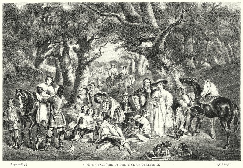 A Fete Champetre of the Time of Charles II by John Frederick Tayler