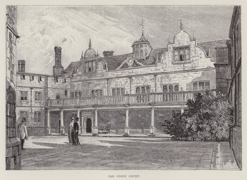 Knole House, The Stone Court by John Fulleylove