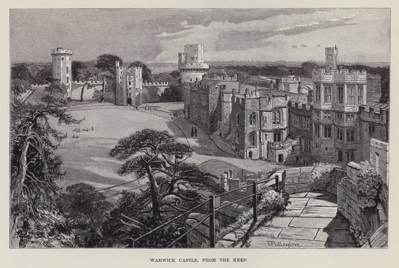 Warwick Castle, from the Keep by John Fulleylove
