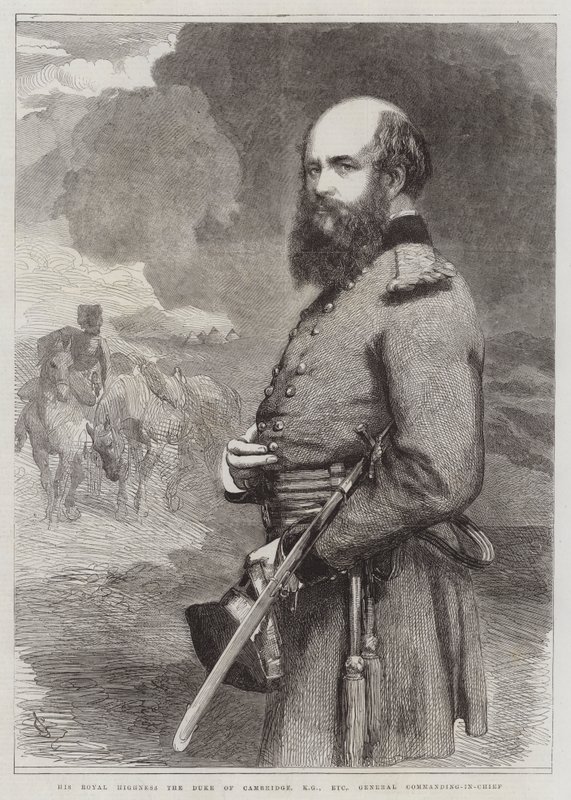 His Royal Highness the Duke of Cambridge, General Commanding-in-Chief (engraving) by John Gilbert