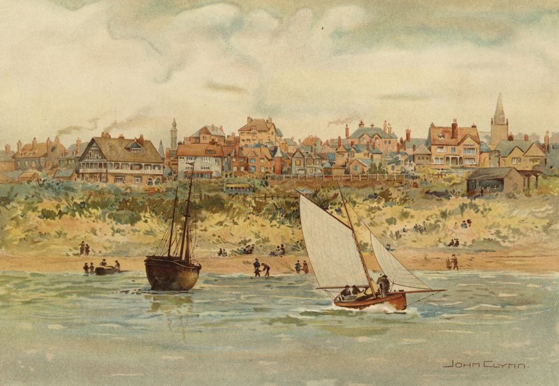 Liverpool: A View of New Brighton from the Sea by John Glynn