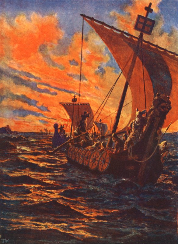 The Return of the Vikings by John Harris Valda