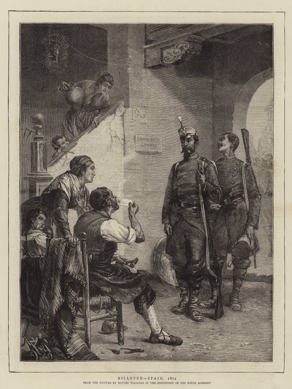 Billeted, Spain by John Haynes Williams