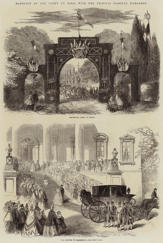 Marriage of the Count de Paris with the Princess Isabelle d