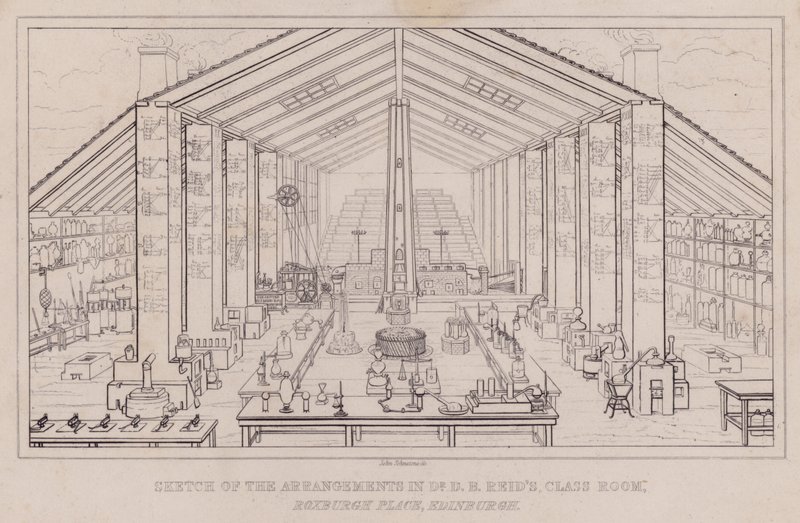 Sketch of the arrangements in Dr. D. B. Reid