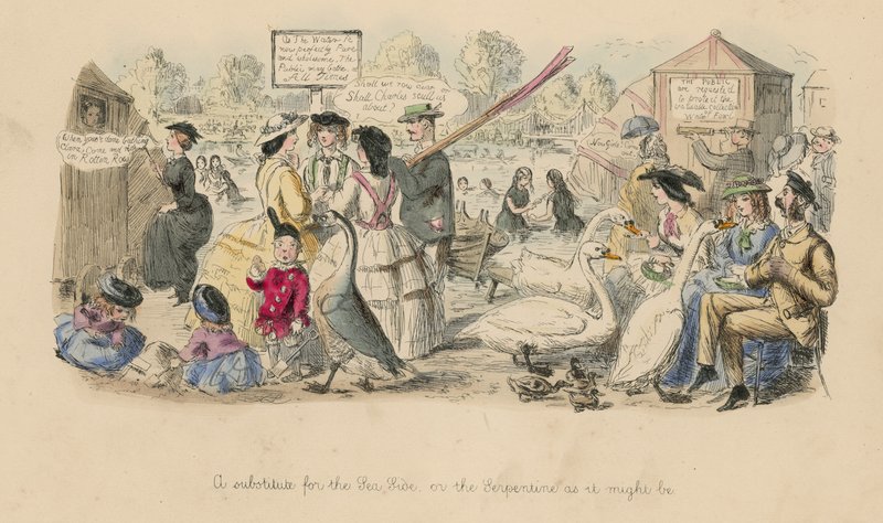 A Substitute for the Seaside; or, The Serpentine as it Might Be by John Leech