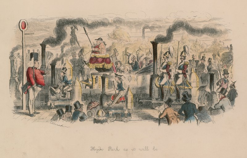 Hyde Park as it will be by John Leech