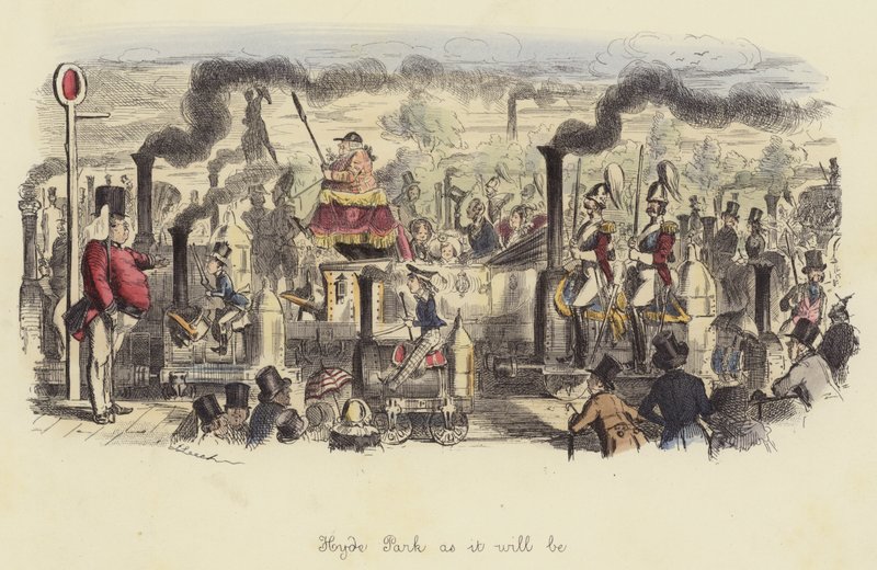 Hyde Park as it Will Be by John Leech