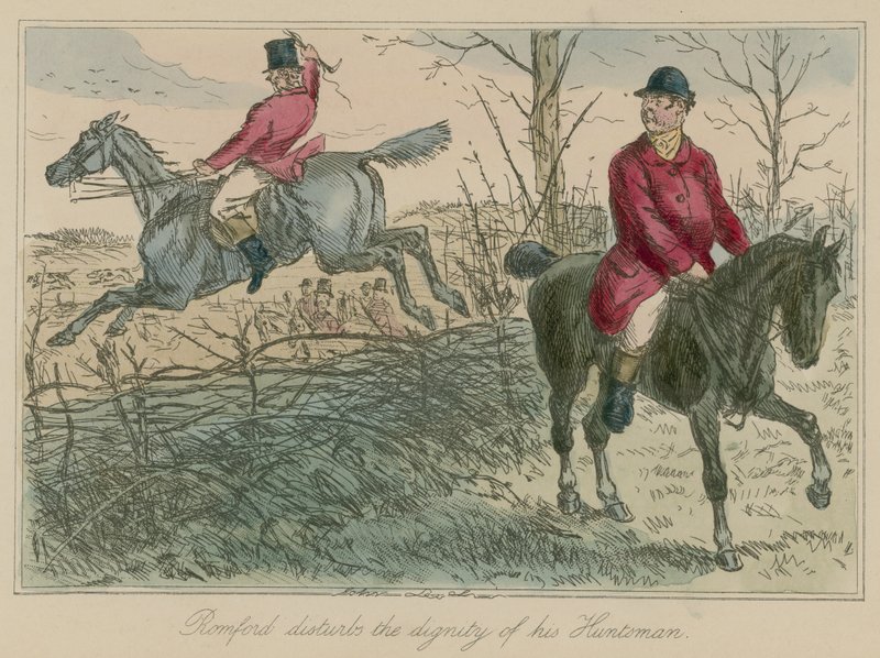 Romford Disturbs the Dignity of His Huntsman by John Leech