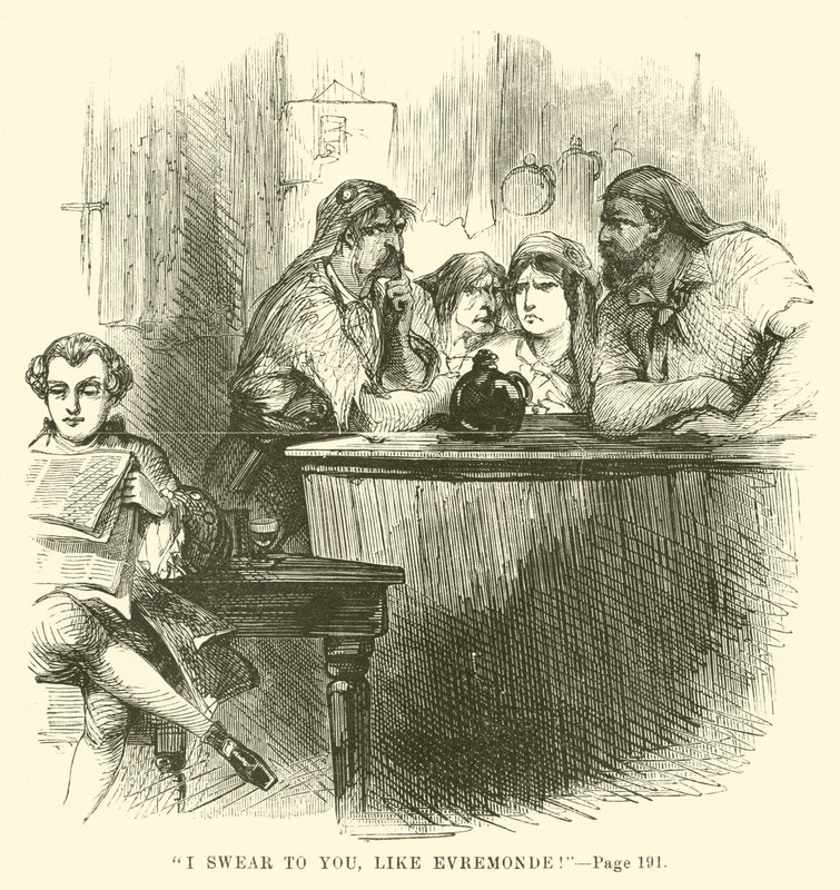 Illustration for A Tale of Two Cities by Charles Dickens by John McLenan