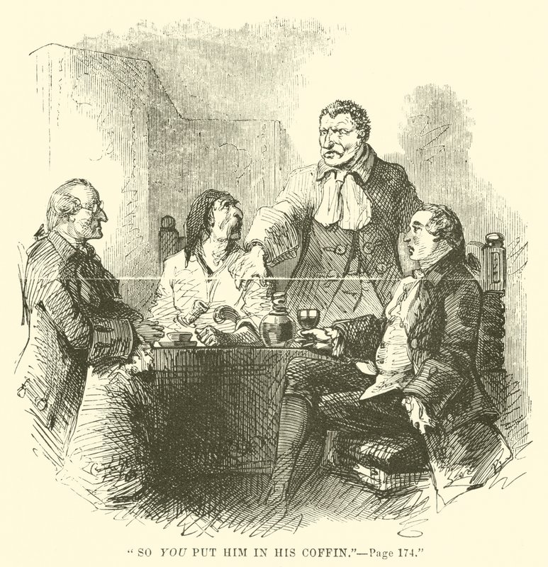 Illustration for A Tale of Two Cities by Charles Dickens by John McLenan