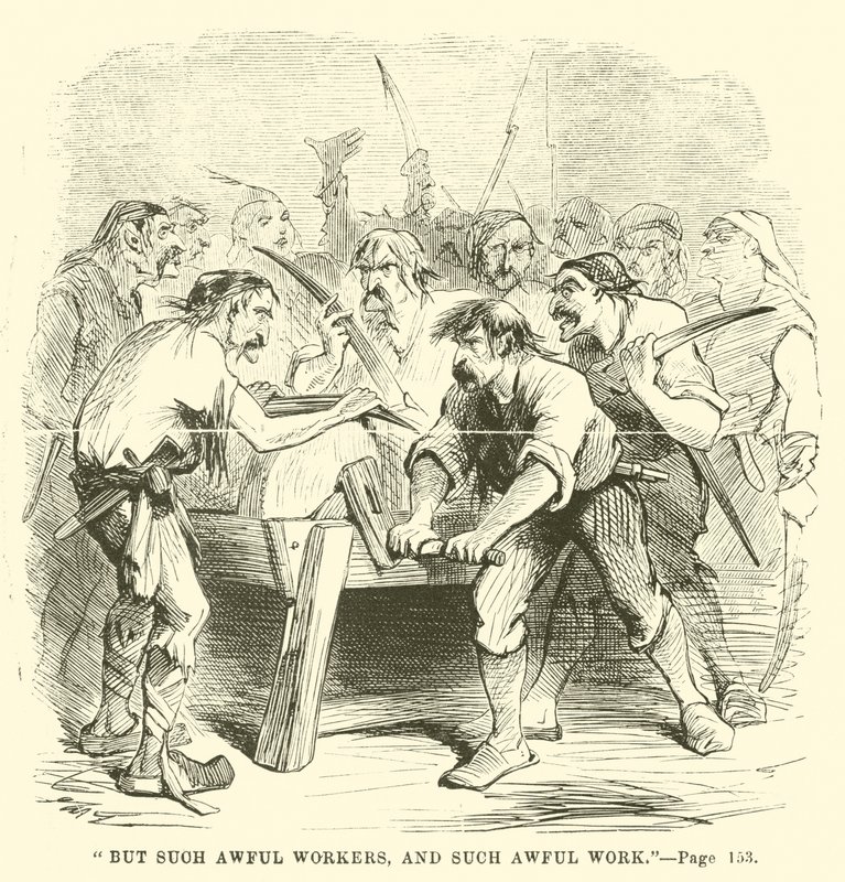 Illustration for A Tale of Two Cities by Charles Dickens by John McLenan