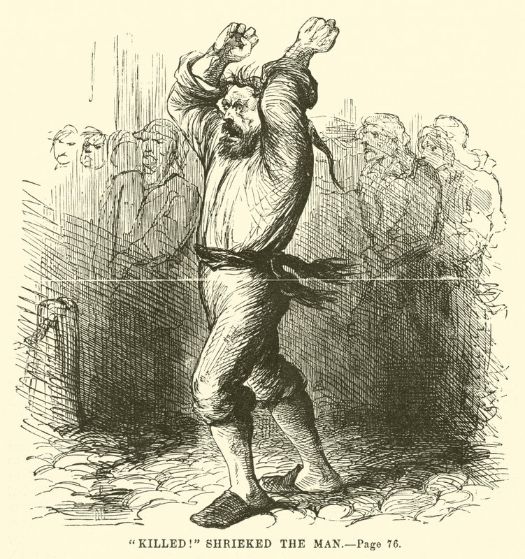 Illustration for A Tale of Two Cities by Charles Dickens by John McLenan