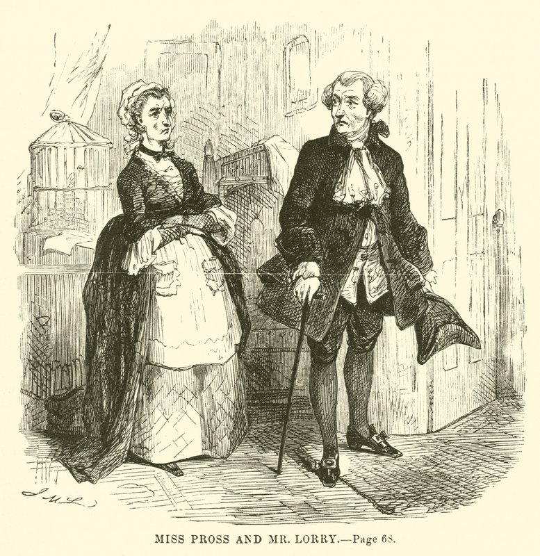 Illustration for A Tale of Two Cities by Charles Dickens by John McLenan