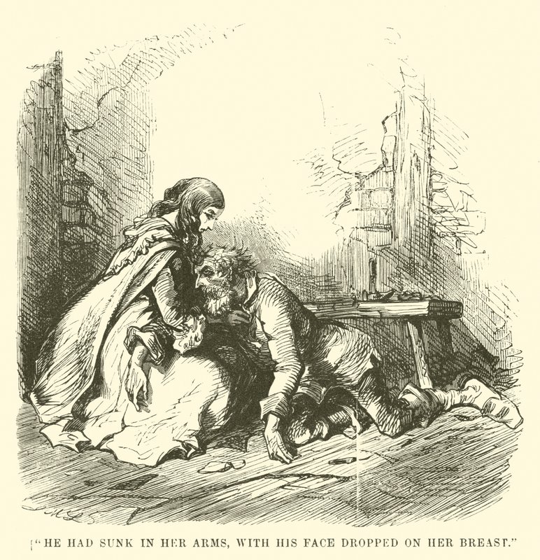 Illustration for A Tale of Two Cities by Charles Dickens by John McLenan