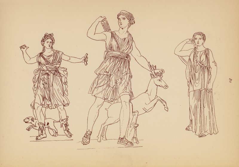 Ancient Greek Female Costume by John Moyr Smith