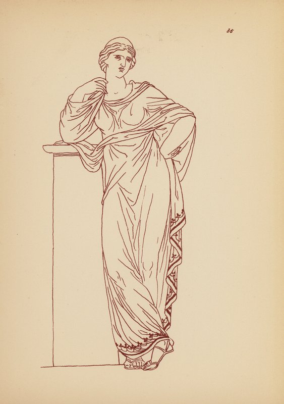 Ancient Greek Female Costume by John Moyr Smith