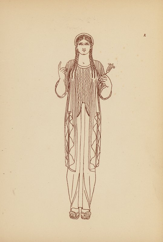 Ancient Greek Female Costume by John Moyr Smith