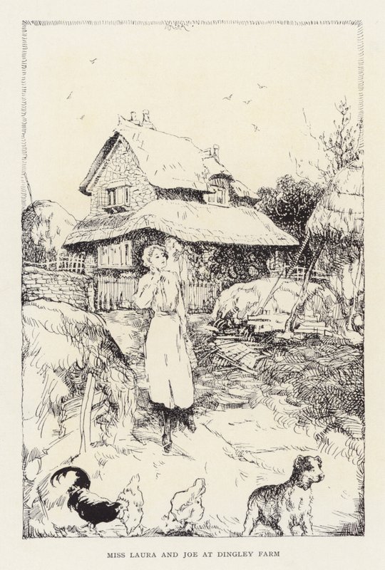Illustration for Beautiful Joe by Marshall Saunders by John Nicholson