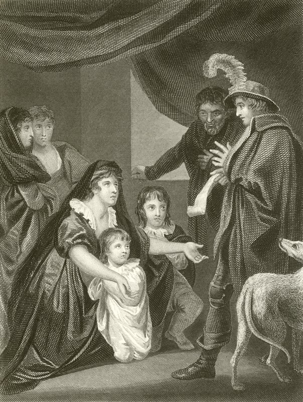 Lady Elizabeth Gray Entreating Edward IV to Protect Her Children by John Opie