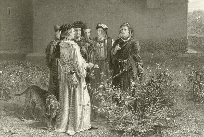 The Rival Roses by John Pettie