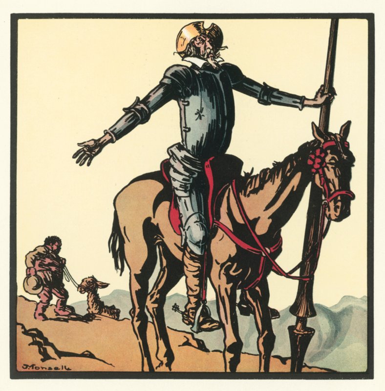 Kensington Rhymes: Don Quixote by John Robert (after) Monsell