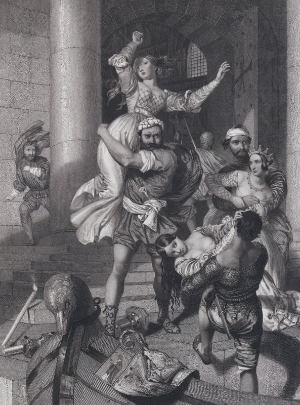 Abduction of the Venetian brides by John Rogers (after) Herbert