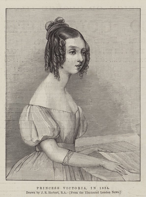 Princess Victoria, in 1834 by John Rogers Herbert