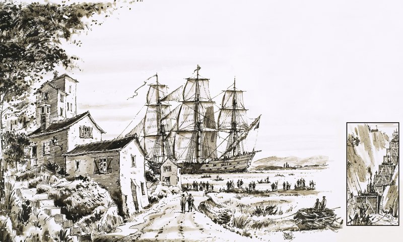 The Inhabitants of Languedoc Had Never Seen Large Ships by John S. Smith