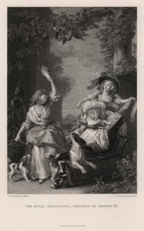 The Royal Princesses: Children of George III by John Singleton (after) Copley