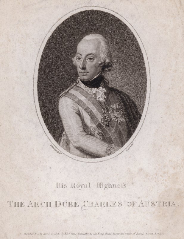 Archduke Charles, Duke of Teschen, Austrian soldier by Josef Kreutzinger