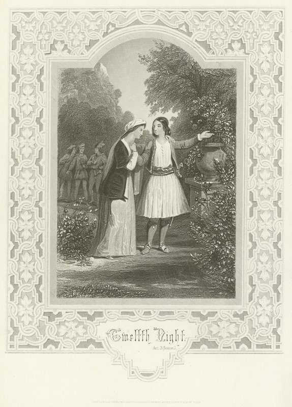 Twelfth Night, Act III, Scene I by Joseph Kenny Meadows
