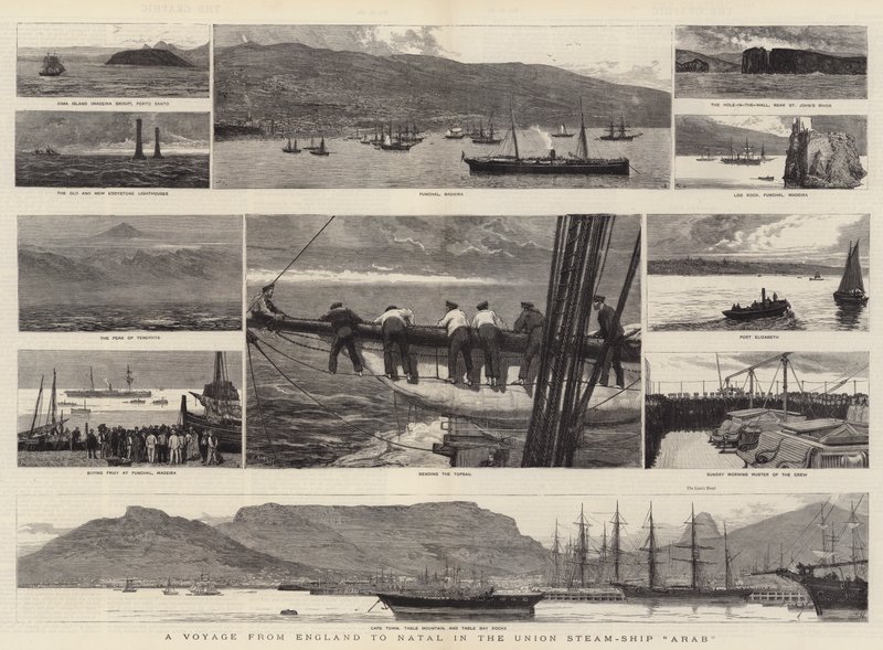 A Voyage from England to Natal in the Union Steam-Ship Arab by Joseph Nash