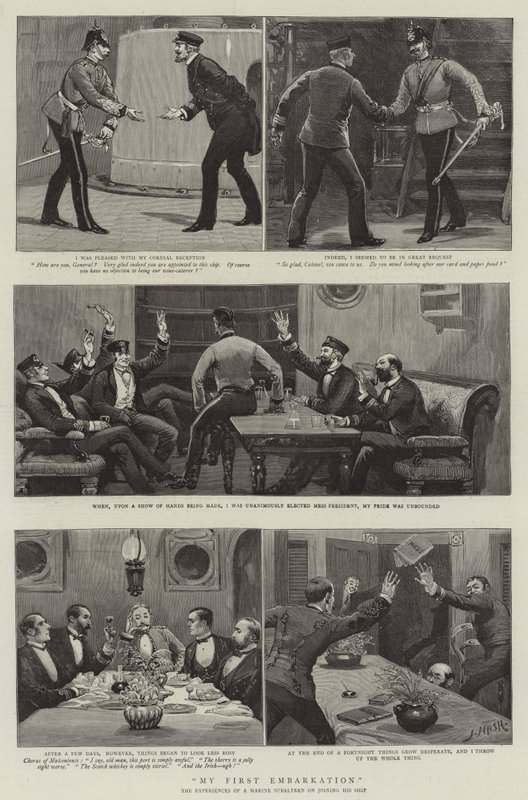 My First Embarkation by Joseph Nash
