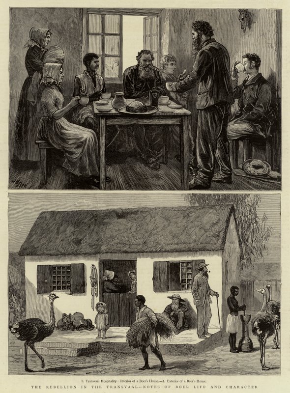 The Rebellion in the Transvaal, Notes of Boer Life and Character by Joseph Nash