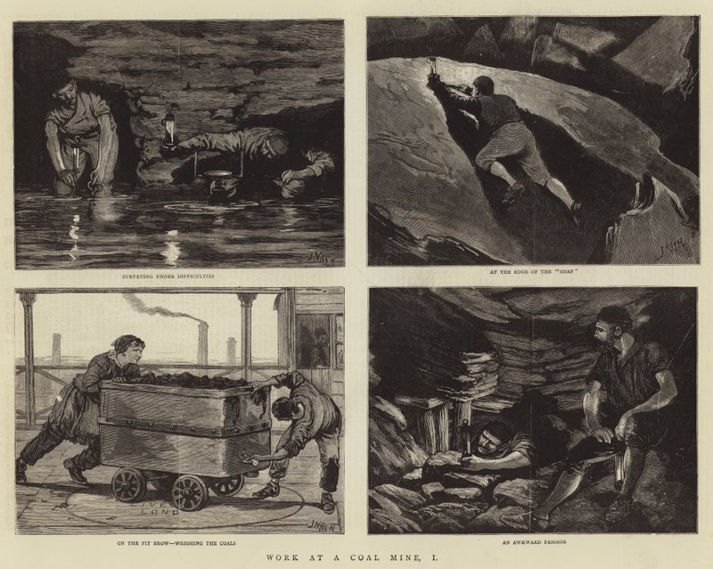 Work at a Coal Mine, I by Joseph Nash