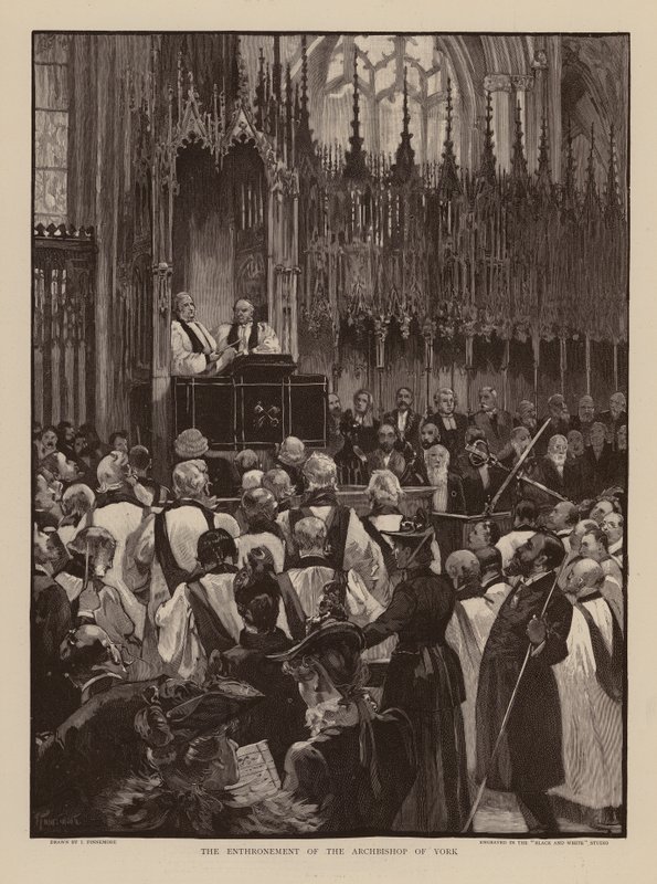 Enthronement of the Archbishop of York by Joseph (after) Finnemore