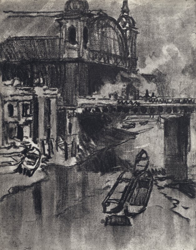 Cannon Street Station by Joseph (after) Pennell
