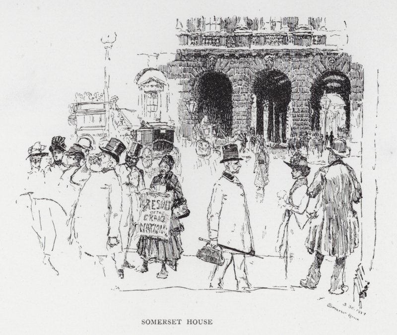 Somerset House by Joseph (after) Pennell