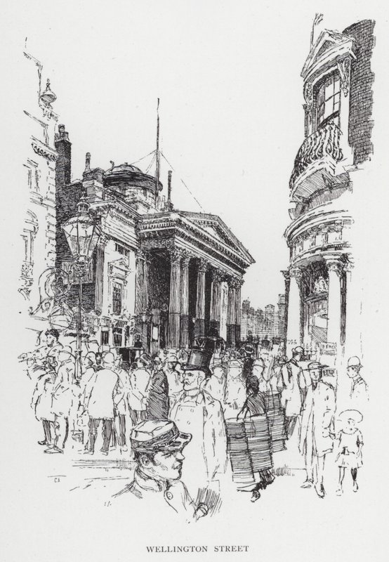 Wellington Street by Joseph (after) Pennell