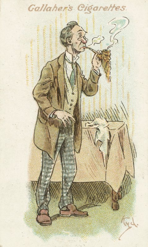 Votaries of the Weed No 39 by Joseph Clayton (1856 1937) Clarke