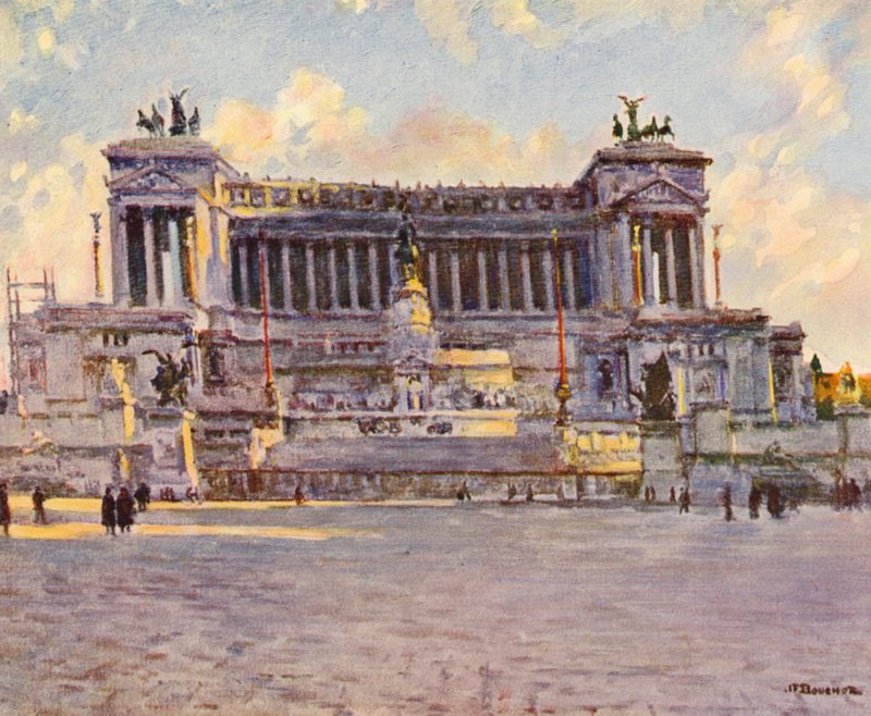 Rome: The Monument of Victor-Emmanuel by Joseph Felix Bouchor