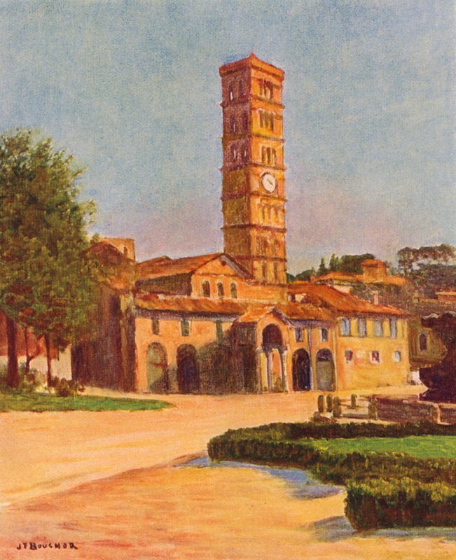 Rome: Santa Maria in Cosmedin by Joseph Felix Bouchor