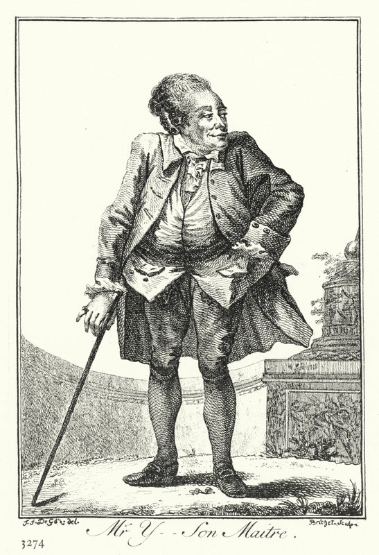 Mr Y, His Master by Joseph Franz von (after) Goez
