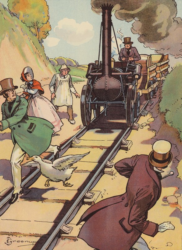 An early locomotive by Joseph Greenup