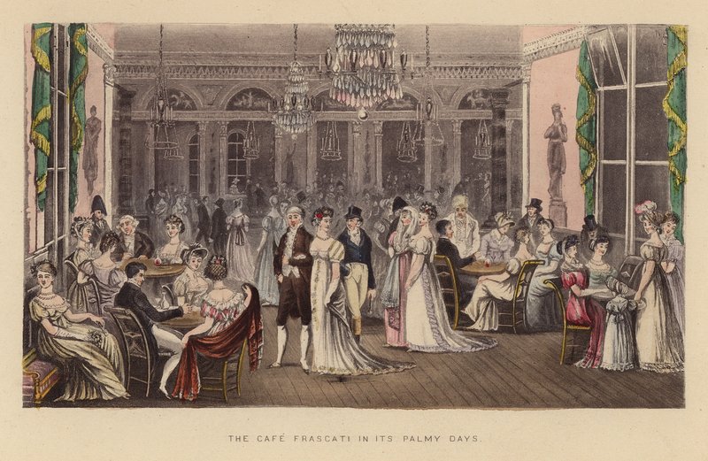 The Cafe Frascati in its Palmy Days by Joseph Grego