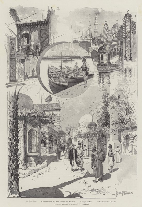 Constantinople in London, at Olympia by Joseph Holland Tringham