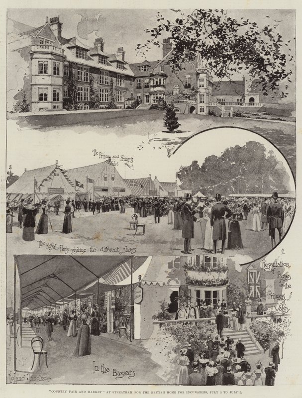 Country Fair and Market at Streatham for the British Home for Incurables, 3 July to 5 July by Joseph Holland Tringham