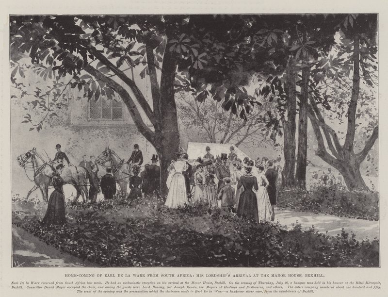 Home-Coming of Earl de la Warr from South Africa, His Lordship