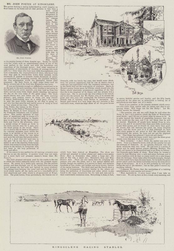 Kingsclere Racing Stables by Joseph Holland Tringham